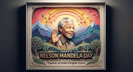 Nelson Mandela Day Wishes Poster - Free Nelson Mandela Day Wishes Download