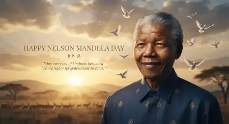 Nelson Mandela Day Wishes Social Media Post - Free Nelson Mandela Day Wishes Download
