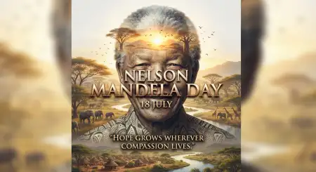 Nelson Mandela Digital Art Poster 2026 - Free Nelson Mandela Poster 2026 Download