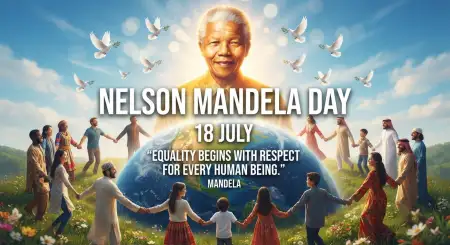 Nelson Mandela Equality Awareness Poster 2026 - Free Nelson Mandela Poster 2026 Download