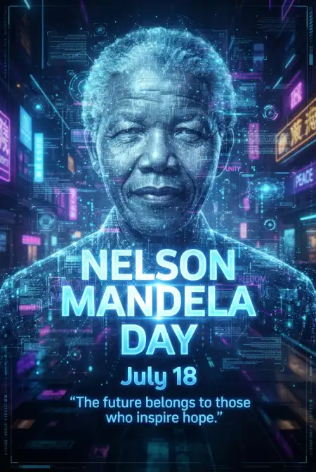 Nelson Mandela Instagram Poster 2026 - Free Nelson Mandela Poster 2026 Download