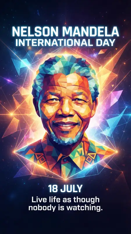 Nelson Mandela International Day Ai Generated Artwork - Free Nelson Mandela International Day 2026 Download