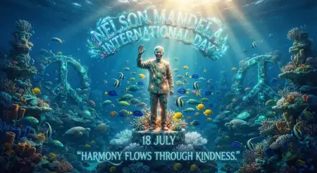 Nelson Mandela International Day Charity Event Poster - Free Nelson Mandela International Day 2026 Download