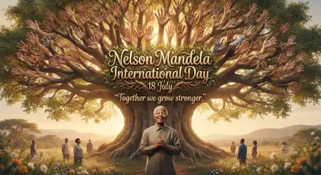 Nelson Mandela International Day Community Outreach Poster - Free Nelson Mandela International Day 2026 Download
