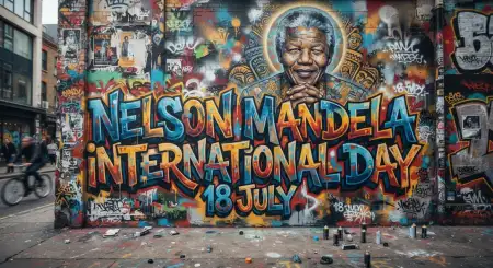 Nelson Mandela International Day Creative Typography Artwork - Free Nelson Mandela International Day 2026 Download
