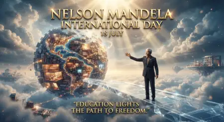 Nelson Mandela International Day Editable Canva Template - Free Nelson Mandela International Day 2026 Download