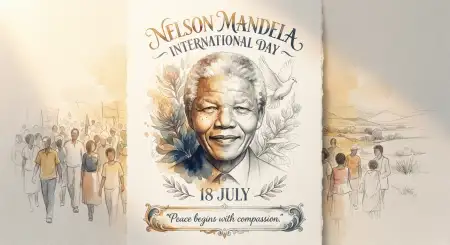 Nelson Mandela International Day Editable Illustrator File - Free Nelson Mandela International Day 2026 Download