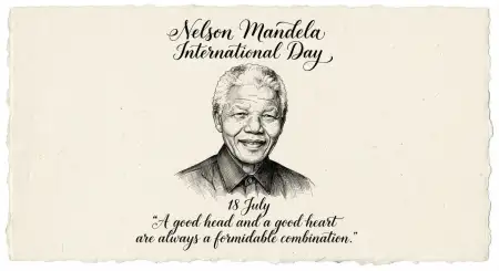 Nelson Mandela International Day Premium Png Template - Free Nelson Mandela International Day 2026 Download