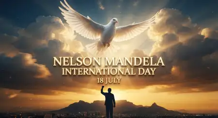 Nelson Mandela International Day World Peace Poster - Free Nelson Mandela International Day 2026 Download
