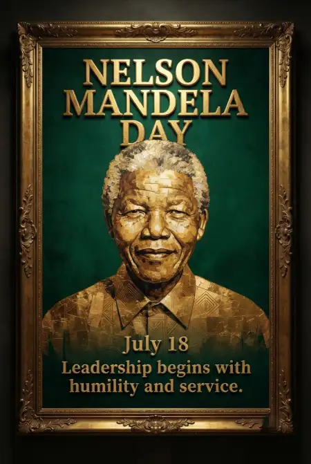 Nelson Mandela Leadership Training Poster 2026 - Free Nelson Mandela Poster 2026 Download