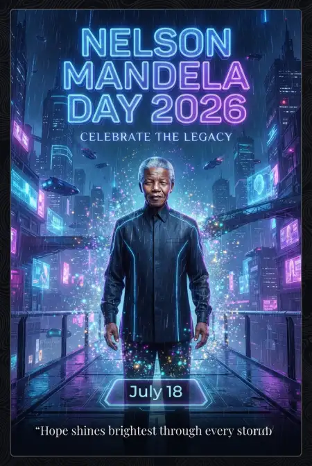 Nelson Mandela Legacy Poster 2026 - Free Nelson Mandela Poster 2026 Download
