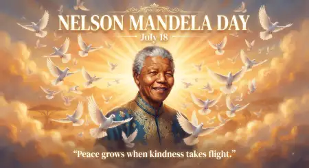 Nelson Mandela Peace Poster 2026 - Free Nelson Mandela Poster 2026 Download