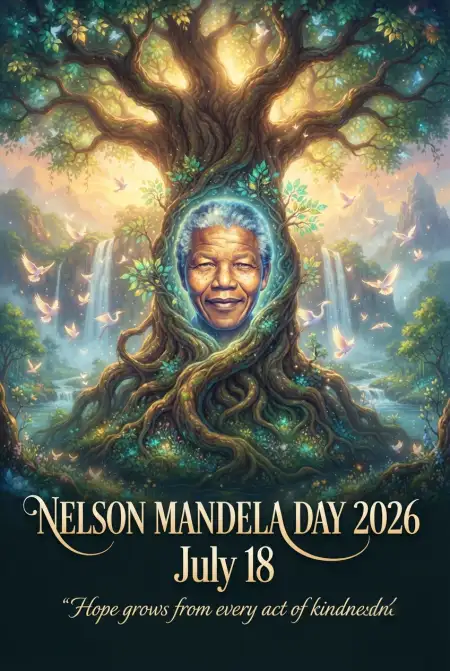 Nelson Mandela Unity Poster 2026 - Free Nelson Mandela Poster 2026 Download