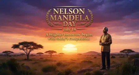 Nelson Mandela Web Banner Poster 2026 - Free Nelson Mandela Poster 2026 Download