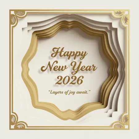 New Year 2026 Greeting Card Aesthetic Look - Free Happy New Year Download