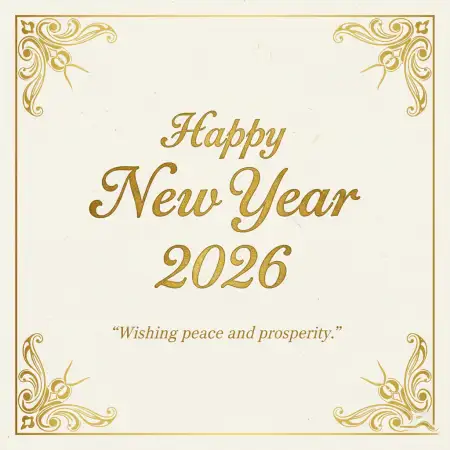 New Year 2026 Greeting Card Hd Images - Free Happy New Year Download