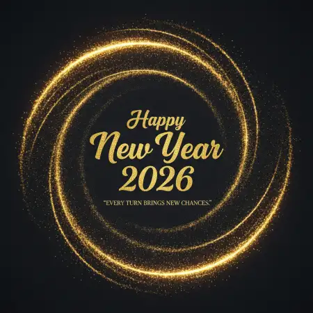 New Year 2026 Greeting Card Square Size - Free Happy New Year Download