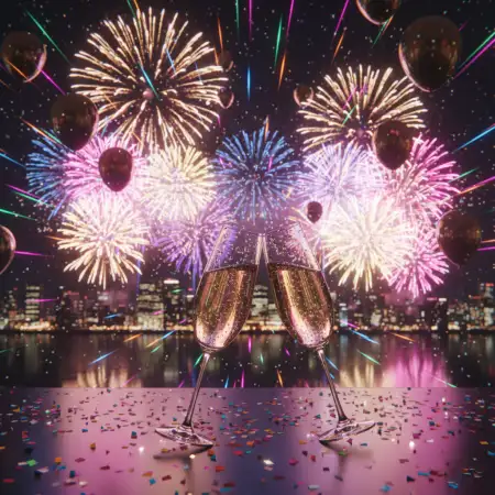 Free New Year 2026 Light Bokeh Background Background Download