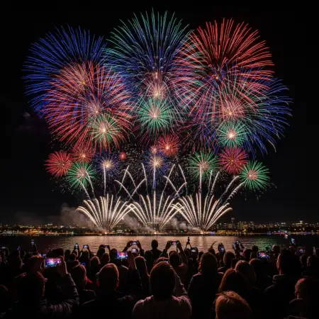 Free New Year Background Hd Fireworks Night Background Download