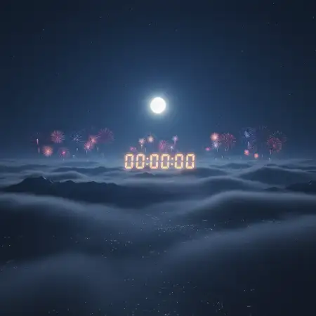 New Year Countdown Background Square - Free New Year Countdown Background Download