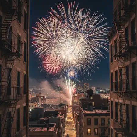 Free New Year Fireworks Background For Banner Printing Background Download