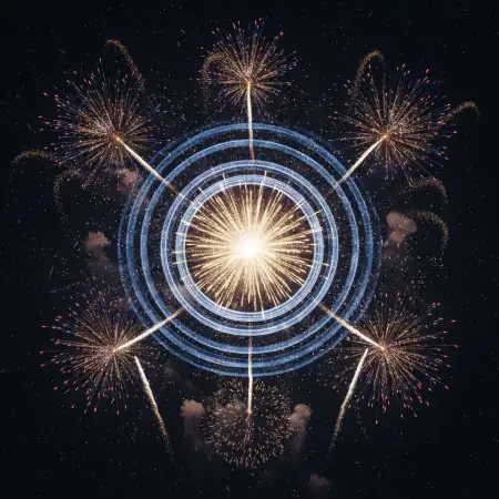 Free New Year Fireworks Background For Slideshow Background Download