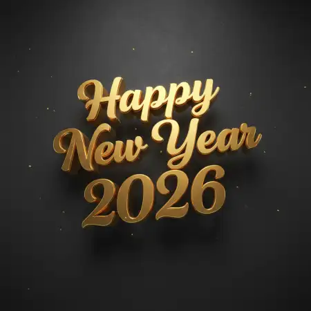 New Year Greeting Card Artwork 2026 - Free New Year Greeting Card Download