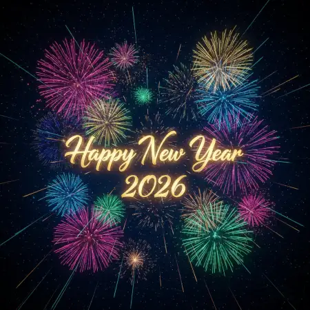 New Year Greeting Card For Kids 2026 - Free New Year Greeting Card Download