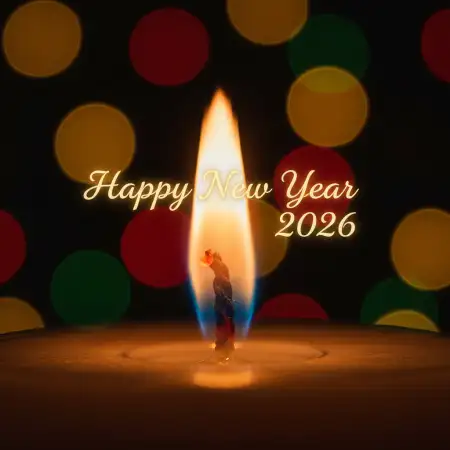 New Year Greeting Card Illustration 2026 - Free New Year Greeting Card Download