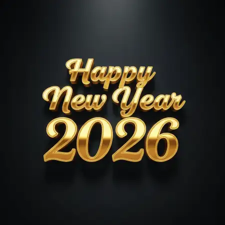 New Year Greeting Card Transparent Background 2026 - Free New Year Greeting Card Download