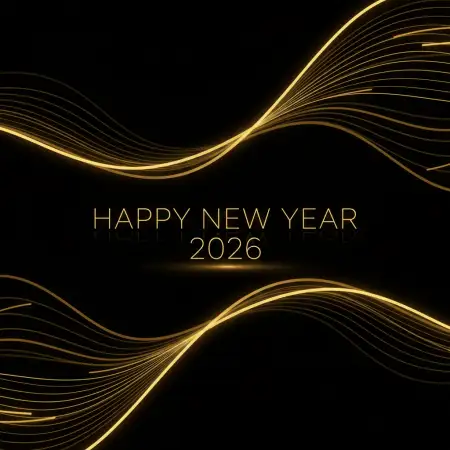 New Year Instagram Post Design With Wishes - Free New Year Instagram Post Design Download