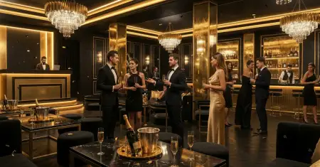 New Year Party Background For Website Header - Free Web Background Download