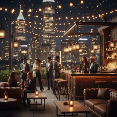 Free New Year Party Background Night Celebration Background Download