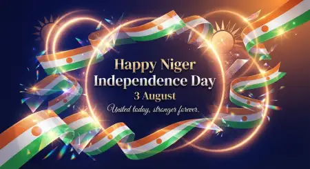 Niger Flag Background Independence Day Design - Free Niger Independence Day 2026 Download