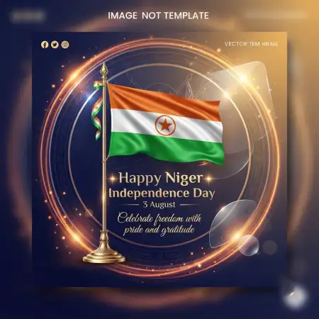 Niger Independence Day Canva Template - Free Niger Independence Day 2026 Download