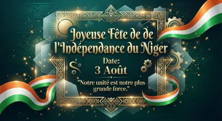 Niger Independence Day Event Poster Template - Free Niger Independence Day 2026 Download