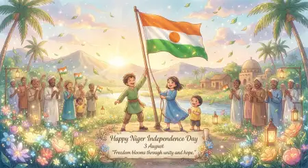 Niger Independence Day Flag Waving Image - Free Niger Independence Day 2026 Download