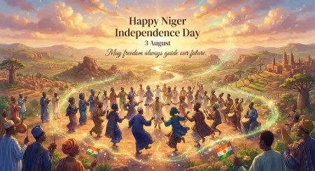 Niger Independence Day Greeting Card Design - Free Niger Independence Day 2026 Download