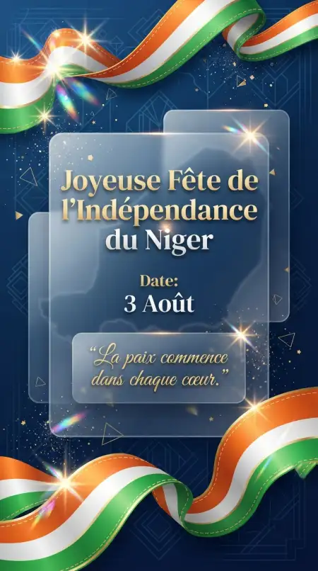 Niger Independence Day Minimal Design Prompt - Free Niger Independence Day 2026 Download