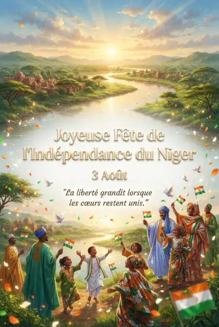 Niger Independence Day Poster Design 2026 - Free Niger Independence Day 2026 Download