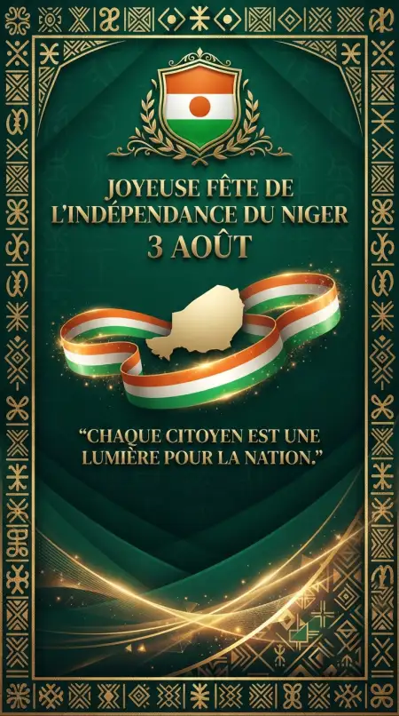 Niger Independence Day Printable Poster - Free Niger Independence Day 2026 Download