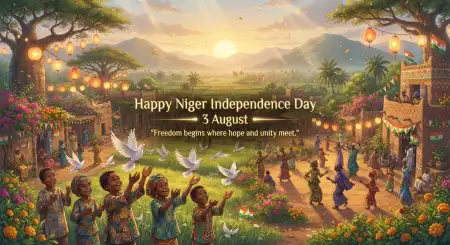 Niger Independence Day Twitter Post Design - Free Niger Independence Day 2026 Download