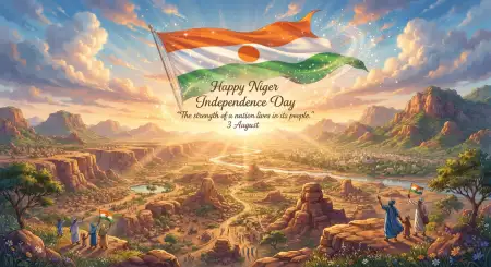 Niger Tricolor Independence Day Wallpaper - Free Niger Independence Day 2026 Download