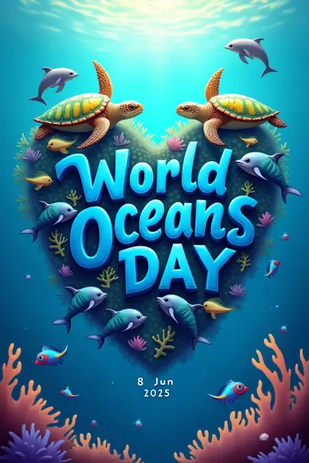 Ocean Conservation Hd Image For Download - Free World Oceans Day Download