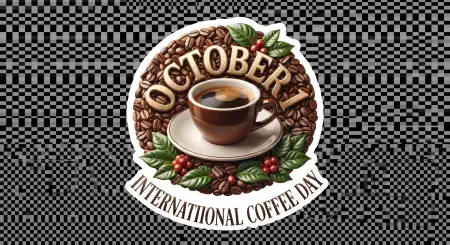 october 1 international coffee day 2026 design