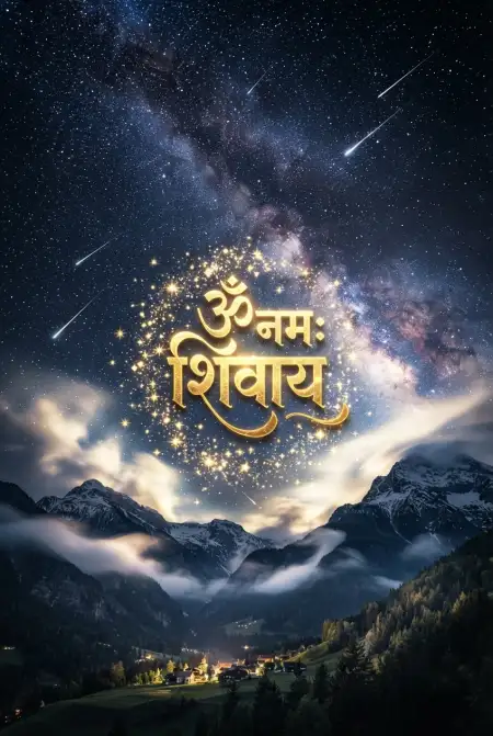Om Namah Shivaya Galaxy Background Wallpaper - Free Om Namah Shivaya Wallpaper Download