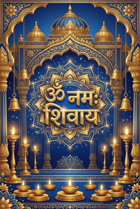 Om Namah Shivaya Shiva With Trident Wallpaper - Free Om Namah Shivaya Wallpaper Download