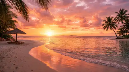 Orange And Pink Summer Aesthetic Wallpaper - Free Wallpaper Wallpaper Download
