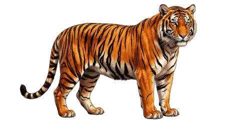 Orange Tiger Png Transparent - Free Tiger Png Download