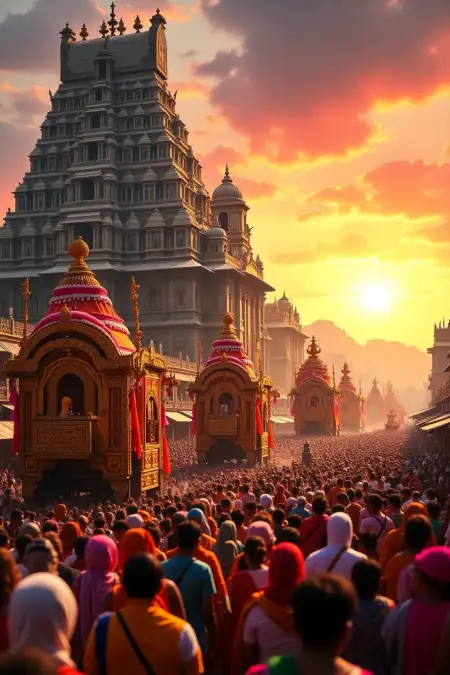 Origin Story Of Jagannath Rath Yatra In Puri - Free Jagannath Rath Yatra Background Download